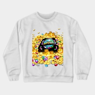 Positive Affirmations. Treasure, Books and Money Crewneck Sweatshirt